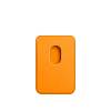 Фото — Чехол для смартфона MagSafe для iPhone, кожа, «золотой апельсин»